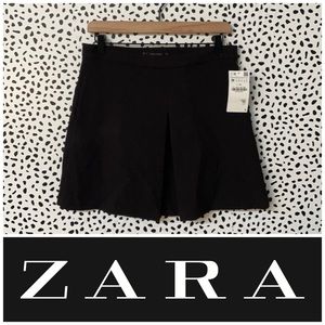 NWT Zara Basic Brown Mini Skort